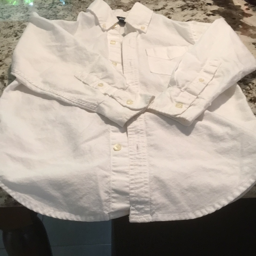 Gap dress long sleeves white shirt